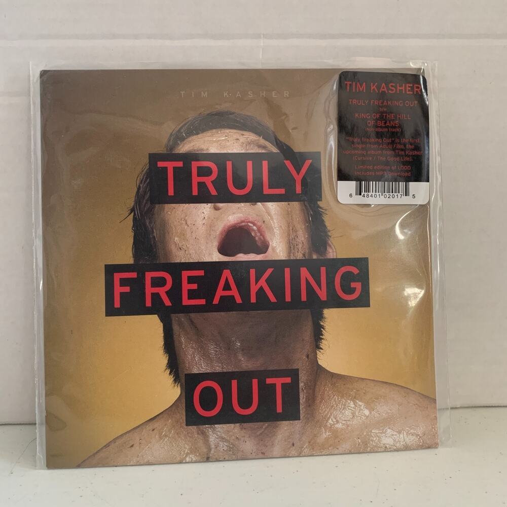 Tim Kasher Truly Freaking Out Limited edition 7"Vinyl 45 RPM (of 1,000 copies)